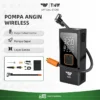 TNW CI12 Pompa Ban Elektrik Portable 10000mAh - Tire Inflator Otomatis untuk Mobil & Motor