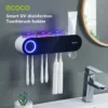 Ecoco E2110 Smart UV Toothbrush Sterilizer - Dispenser Odol Otomatis & Holder Sikat Gigi Anti Bakteri
