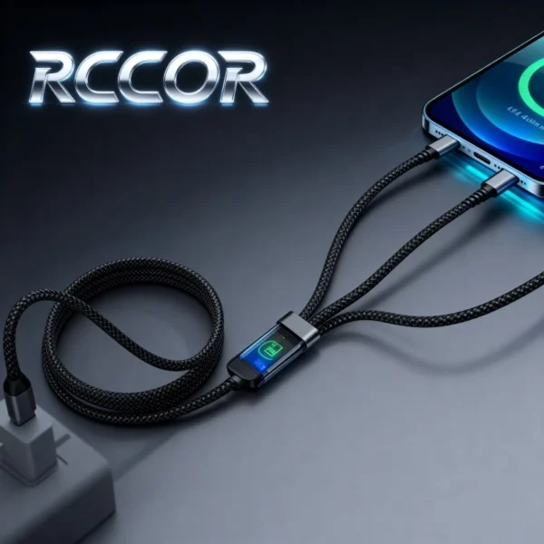 Kabel data braided nylon anti kusut dan tahan tarikan